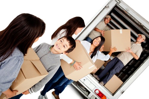 Removal van ready for a same day move in Wembley
