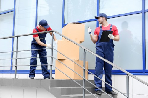 Office furniture pick-up and clearance in Wembley workspace