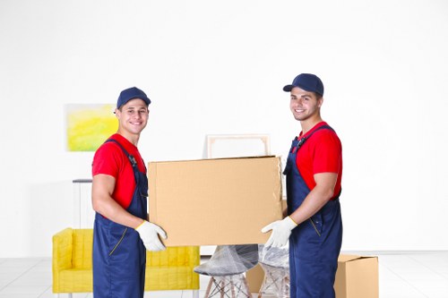 Professional removal truck hire service in Wembley with loading equipment