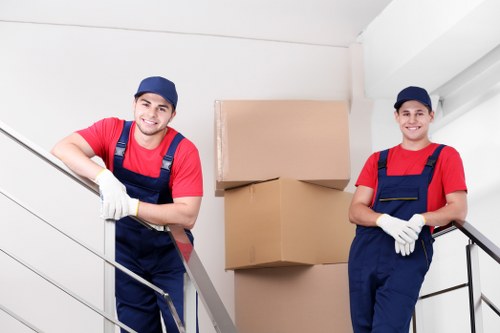 Moving house checklist and organised boxes for removals in Wembley