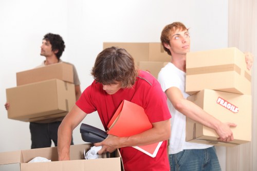 Movers planning a local home removal in Wembley