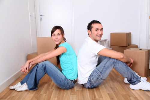 Moving house planning in Wembley with packed boxes and relocation checklist
