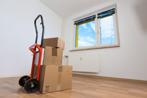 Fragile item protection using boxes and wrapping in Wembley