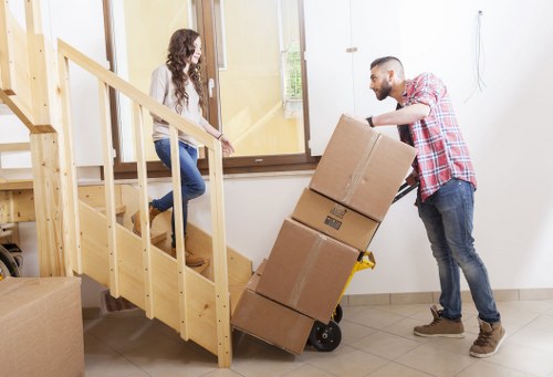 Furniture removal from a Wembley apartment with access challenges