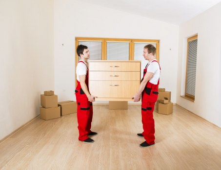 Careful furniture transport during a Wembley collection